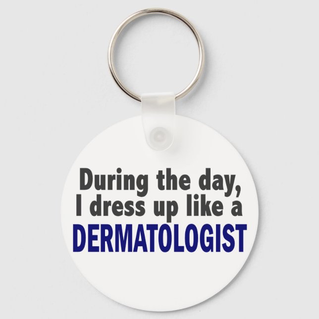 Porte-clés Dermatologue En Journée (Recto)