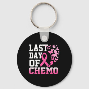 Porte-clés Dernière Journée De Chemo Pink Cancer Du Sein Sens