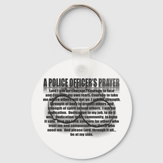 PORTE-CLÉS DES AGENTS DE POLICE PRIENT (Recto)