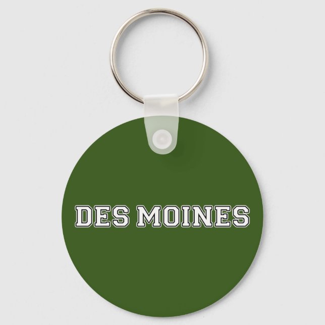 Porte-clés Des Moines Iowa (Recto)