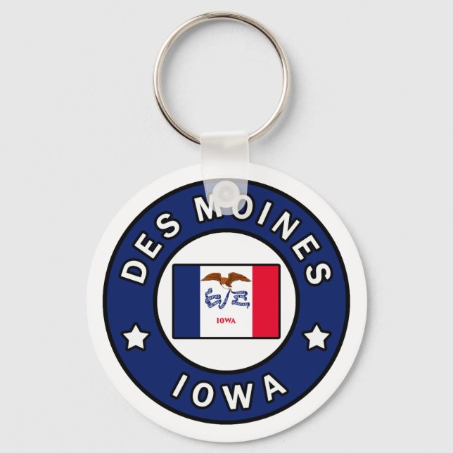 Porte-clés Des Moines Iowa (Recto)