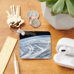 Porte-clés Des Motifs Nuageux Au Sud Des Îles Aléoutiennes.