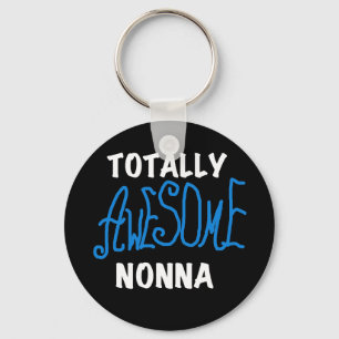 Porte-clés Des T-shirts et cadeaux Nonna Blue totalement géni