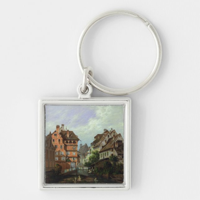 Porte-clés DES Tanneurs, Colmar, 1875 de rue (Devant)
