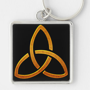 Porte-clés Design Celtique Golden Trinity