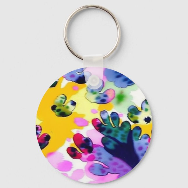 Porte-clés Design coloré et vivifiant (Recto)