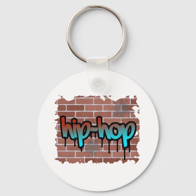 Porte-clés design de graffiti hip hop (Recto)
