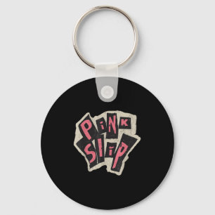 Porte-clés Design de la typographie de Grunge en rose