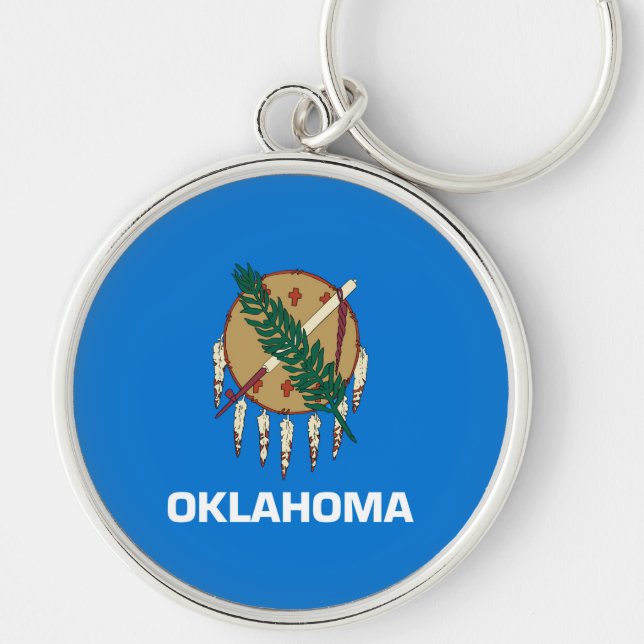Porte-clés Design de l'Oklahoma State (Devant)