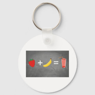 Porte-clés Design de style de vie sain