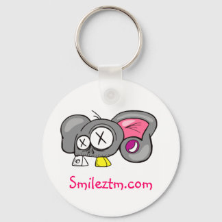 Porte-clés Design de tête de souris fou