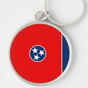 Porte-clés Design du drapeau d'état du Tennessee