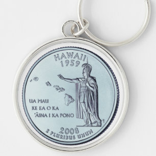 Porte-clés Design du quartier d'état de Hawaii