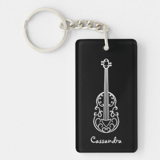 Porte-clés Design élégant de violon amusant élégant