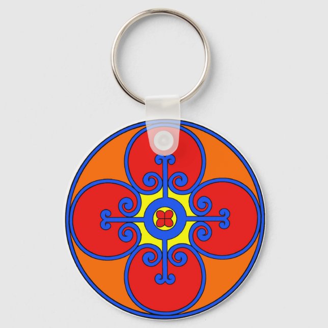 Porte-clés Design méditerranéen en Sicile (Recto)