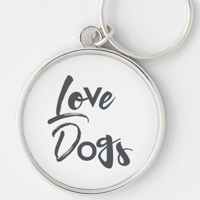 Porte-clés Design moderne, simple, urbain, cool de Love Dogs (Devant)