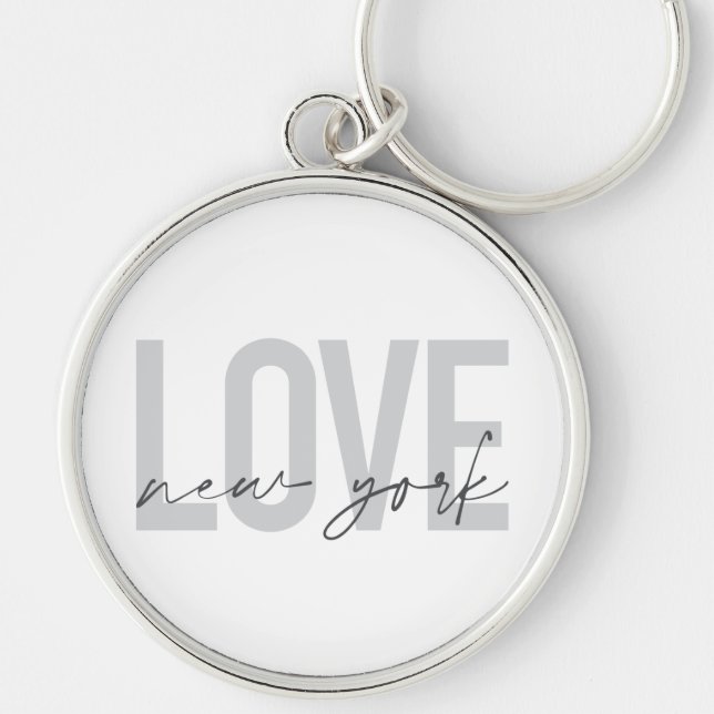 Porte-clés Design moderne, urbain, cool simple design de Love (Devant)