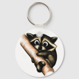 Porte-clés Design Raccoon
