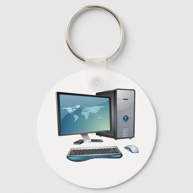 Porte-clés Desktop Computer Keychain (Recto)