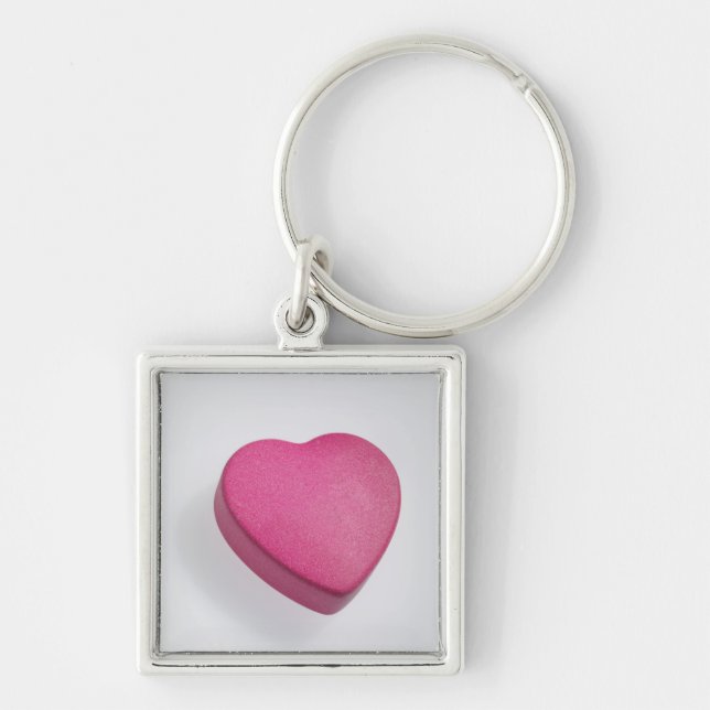 Porte-clés D'essai sucrerie de coeur encore (Devant)