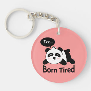 Porte-clés Dessin animé de Panda mignon endormi
