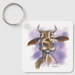 Porte-clés Dessin animé de vache Brahman