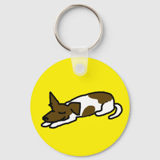 Porte-clés dessin animé Jack Russell