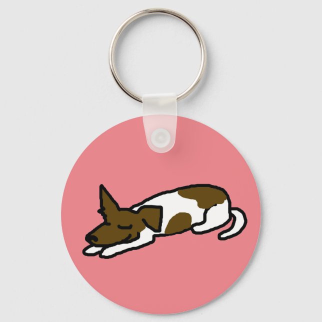 Porte-clés dessin animé Jack Russell (Recto)
