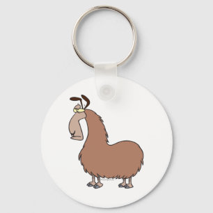 Porte-clés dessin animé lama loufoque