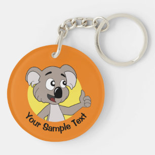 Porte-clés dessin animé ours koala