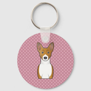 Porte-clés Dessin de Basenji