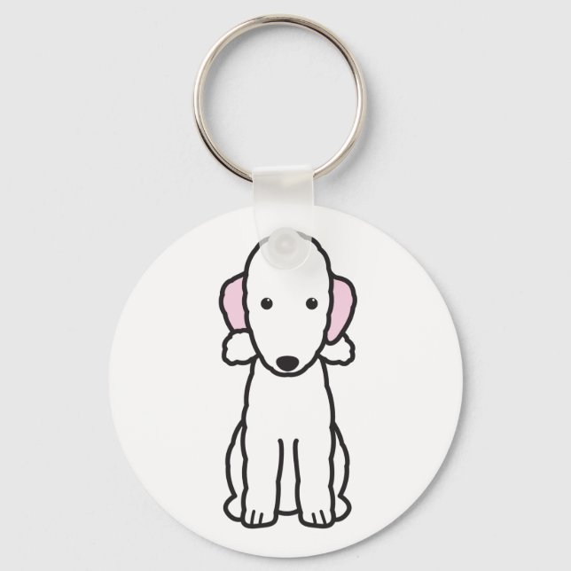 Porte-clés Dessin de Bedlington Terrier Dog