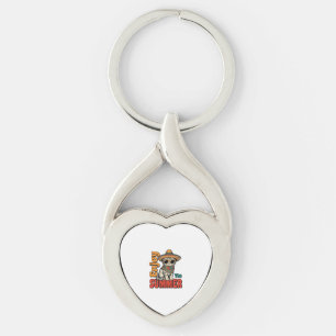 Porte-clés Dessin de conception de gravure vintage de chapeau