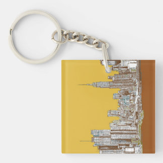 Porte-clés Dessin de New York