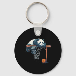 Porte-clés Dessin d'ours Panda squelette amateur d'art animal