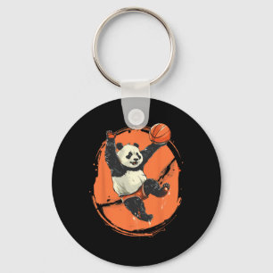 Porte-clés Dessin d'ours Panda squelette Animal Art Amateur d
