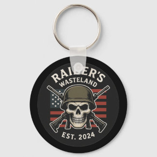 Porte-clés Dessin du logo de Raider’s Wasteland Meilleur serv
