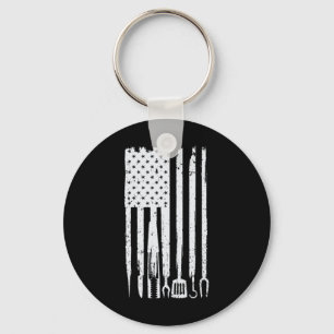 Porte-clés Dessin Fun BBQ ! Pour les amateurs de fumage 