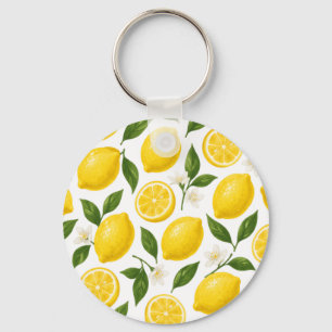 Porte-clés dessin motif citron