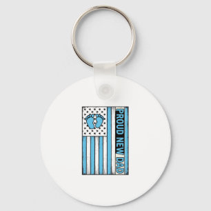 Porte-clés Dessin vectoriel du drapeau des pieds de bébé du n