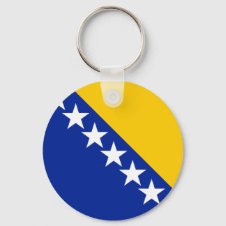 Porte-clés Dessous de verre du drapeau de BiH