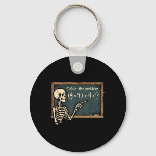 Porte-clés Dessous de verre squelette Halloween drôle blague