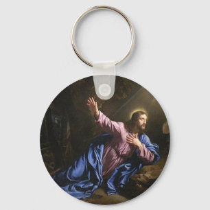 Porte-clés Destin de paix de christianisme de prière de croix