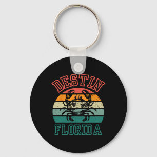 Porte-clés Destin Floride Fl Surf Rétro Coucher de soleil Us