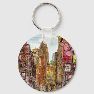 Porte-clés Destinations  New York City View of Little Italy