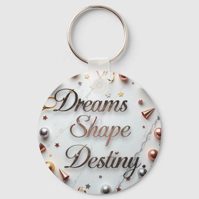 Porte-clés Destinée de forme de rêves (Recto)