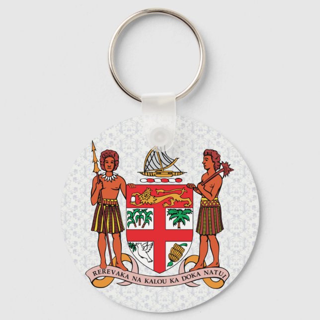 Porte-clés Détail des armoiries de Fidji (Recto)