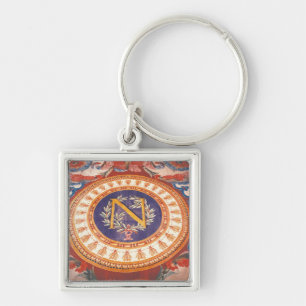 Porte-clés Détail d'une couverture avec le "N" du napoléon 