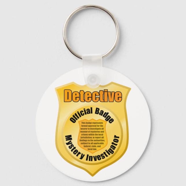 Porte-clés Detective Badge Keychain (Recto)
