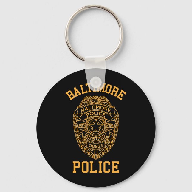 Porte-clés détective du maryland de baltimore (Recto)